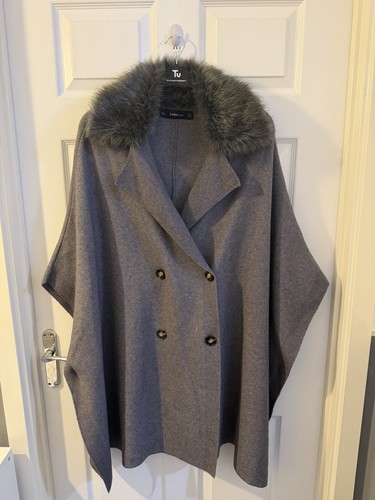 Zara knit grey faux - knit,