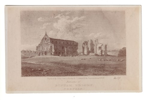 Remains binham priory from - binham,