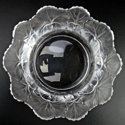 Lalique glass bowl plate - lalique, /