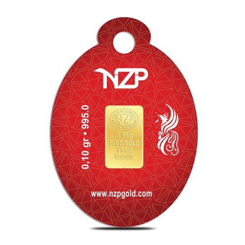 Nzp gold oval blister - oval,
