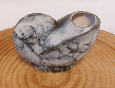 Nautilus Shell Form Vase by The Carn Studio Pottery - John Beusmans.  VGC.