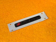 Audi Sport Black/RED BADGE for