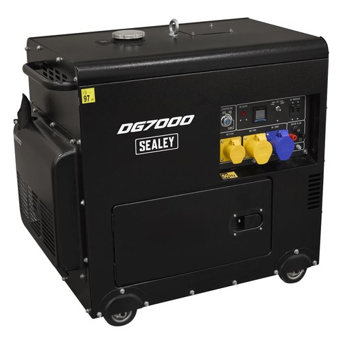 Sealey 7000w diesel generator - sealey,