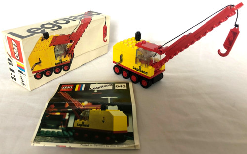 Lego 643 mobile crane legoland - lego,