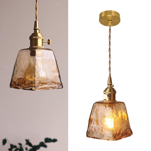 Vintage glass lamp textile - glass,