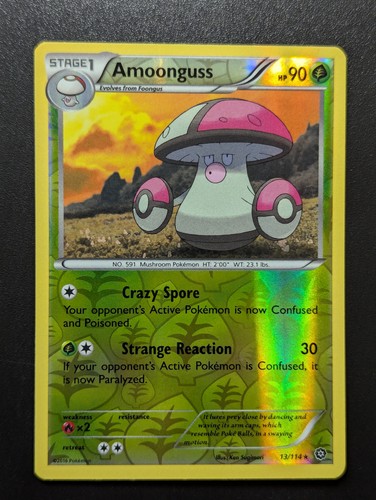 Amoonguss reverse holo rare - reverse, xy