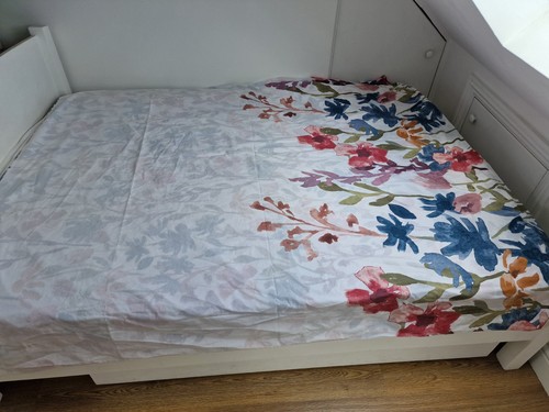 Reversible double duvet cover - reversible,