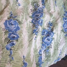 Vtg 50s Apron Pinny Cotton