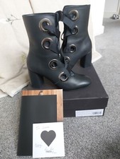 Miista Alycia Black Leather