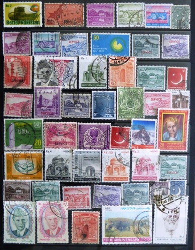 Selection used stamps - selection,