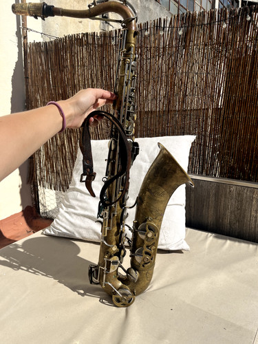Saxophone tenor elkhart with - saxophone,
