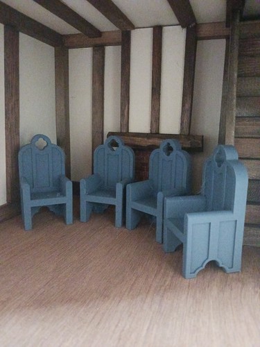 Dolls house tudor gothic - house,