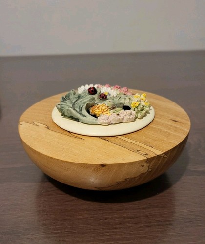 Hand crafted spalted beech - crafted,