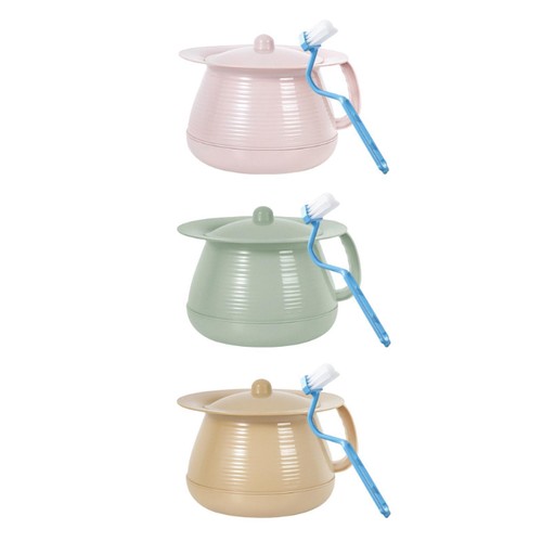 Domestic spittoon with lid