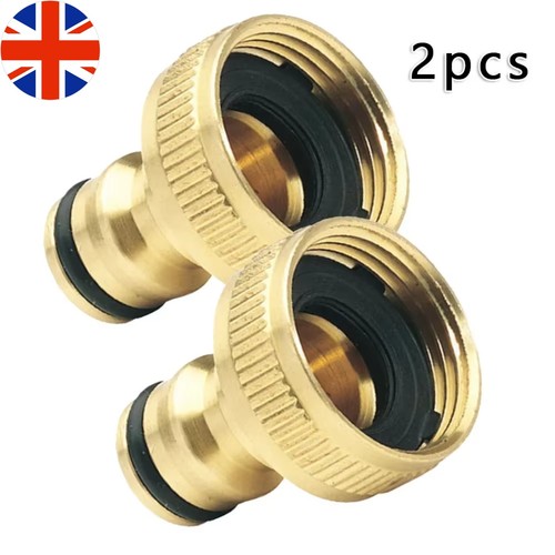 2xbrass tap connector adaptor - 2xbrass,
