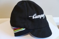Campagnolo Vintage Winter Wool Cycling Hat - World  Champion Stripes - Rare NOS