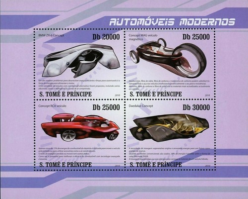 Modern cars stamp - cars, zx-6