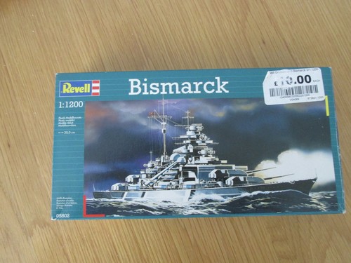 Revell bismark plastic model - bismark,