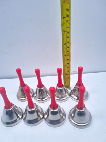 Set metal handbells hand - set,