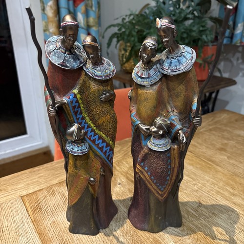 African tribal family - tribal, figure