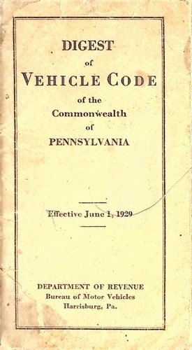 1929 digest vehicle - 1929,