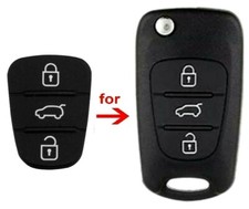 Key Fob Button Pad Compatible with Kia Ceed Hyundai i10 i20 i30 ix35 Aftermarket