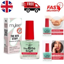 The Bite Stuff Anti Nail Biting Polish - 10ml Water-Resistant Clear Varnish