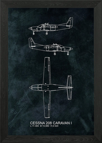 Cessna 208 caravan - caravan, framed