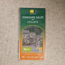 Yorkshire Dales for Cyclists - Harvey Cycling Waterproof Map