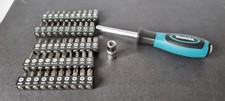 Makita 1/4" drive spinner handle with bit holder and screwdriver bits