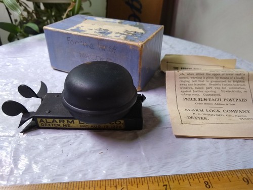 Abbott burglar alarm - alarm, window