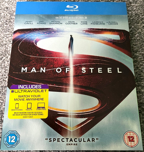 Man steel - steel, (blu-ray,