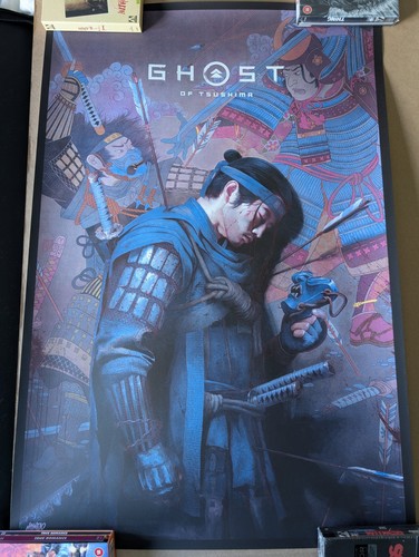 Ghost tsushima screen print - tsushima,
