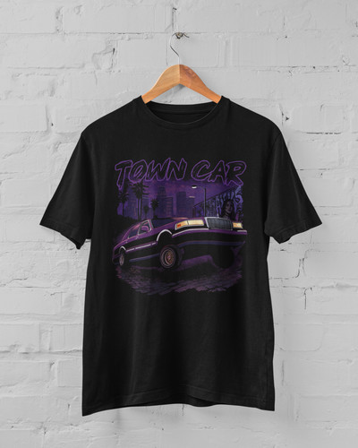 Town car lowrider - town,