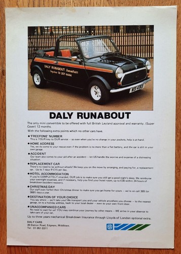 Daly runabout mini convertible - runabout,