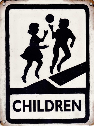 Children playing 30x40cm - children,