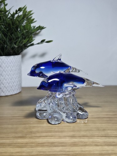 Vintage murano style blue - vintage,
