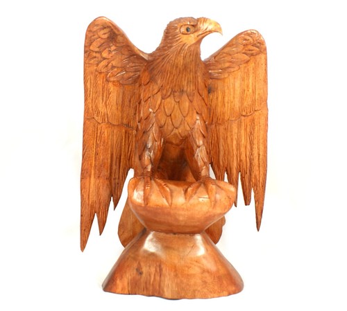 39cm wooden eagle - 39cm,