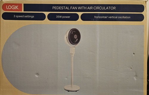 Logik pedestal fan with air - pedestal,