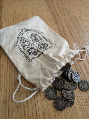Metal coins for glen - more, ii