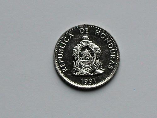 Honduras 1991 centavos coin - honduras,