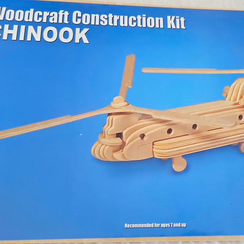 Wooden unassembled chinook - wooden,