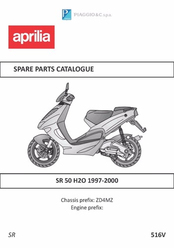 Aprilia parts manual - , book