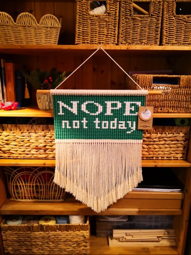 Nope not today macrame pixel - nope,