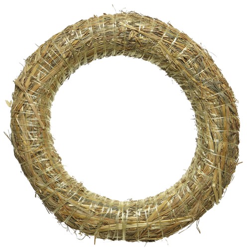 Straw christmas wreath - christmas,