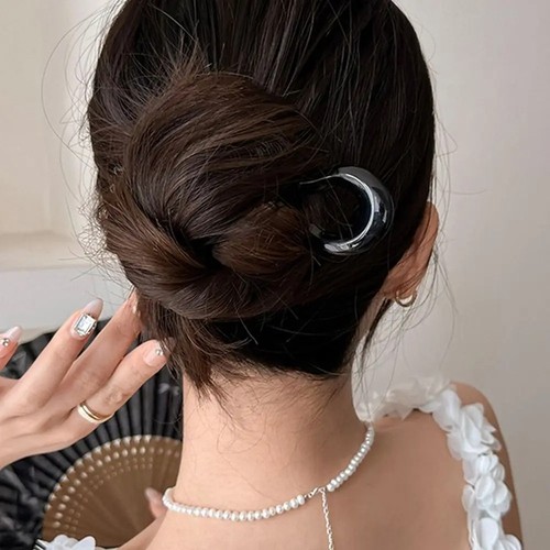 Shaped hair fork women s - u-shaped,