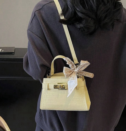 Beige handbag