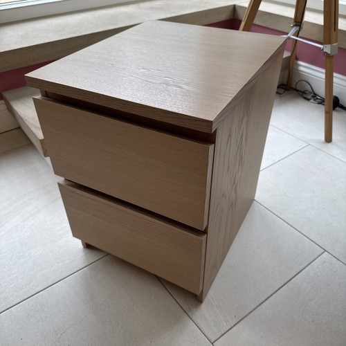 Ikea malm bedside table white - table,