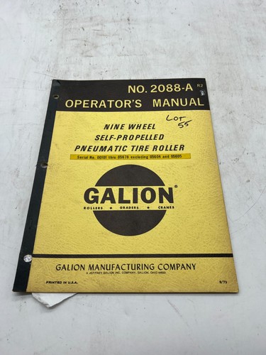 Galion manual nine wheel - galion,