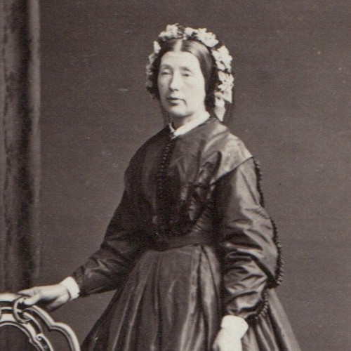 Cheshire cdv lady - cheshire, crinoline